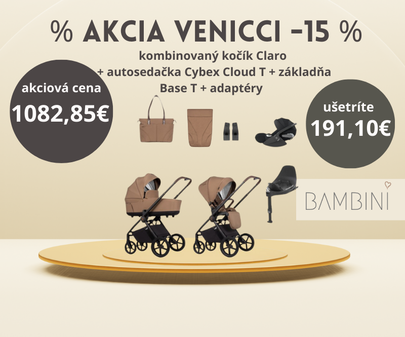a akcia kocik venicci claro s autosedackou cloud T a zakladnou base t